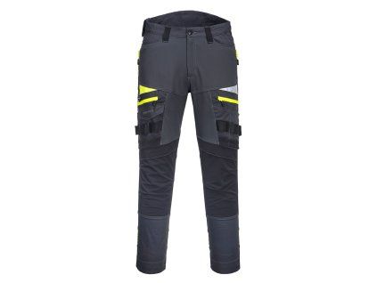 PORTWEST DX4 WORK DX449 - Strečové slim fit montérky - ocelově šedá (Velikost 48)