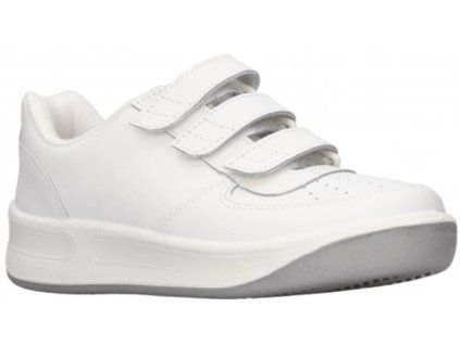 Obuv Moleda PRESTIGE VELCRO M86810-10 suchý zip bílá (Barva Bílá, Velikost 46)