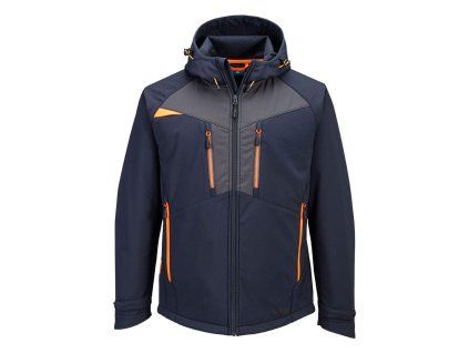 PORTWEST DX474 - Nepromokavá prodyšná softshellová bunda ripstop - tmavě modrá (Velikost 3XL)