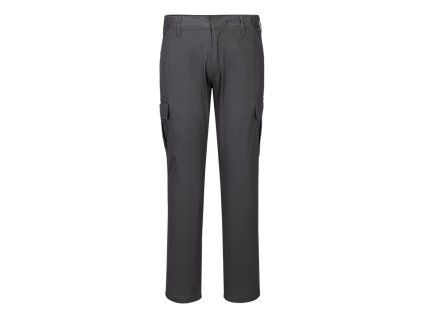 PORTWEST COMBAT S231 - Slim Fit strečové kalhoty - ocelově šedá (Velikost 48)