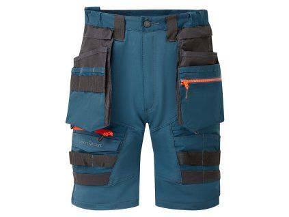 PORTWEST DX4 HOLSTER DX444 - Strečové kraťasy ripstop - modrá metro (Velikost 46)