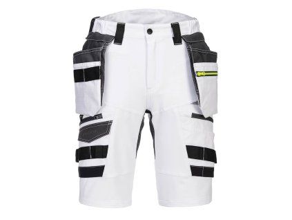 PORTWEST DX4 HOLSTER DX444 - Strečové kraťasy ripstop - bílá (Velikost 46)