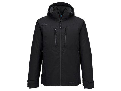 PORTWEST DX460 - Nepromokavá prodyšná zimní bunda - celočerná (Velikost 3XL)