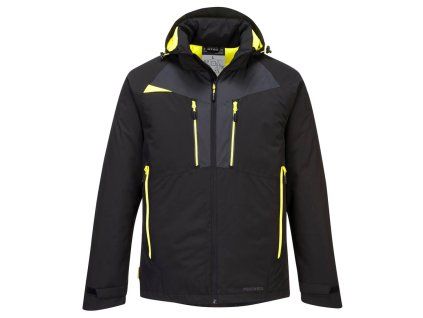 PORTWEST DX460 - Nepromokavá prodyšná zimní bunda - černá (Velikost 3XL)