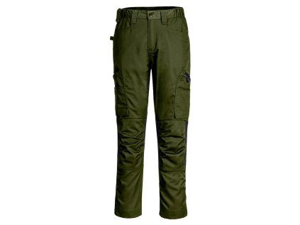 PORTWEST WX2 ECO STRETCH TRADE CD881 – Strečové pracovní kalhoty - olivově zelená (Velikost 48)