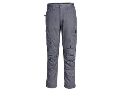 PORTWEST WX2 ECO STRETCH TRADE CD881 – Strečové pracovní kalhoty - ocelově šedá (Velikost 48)