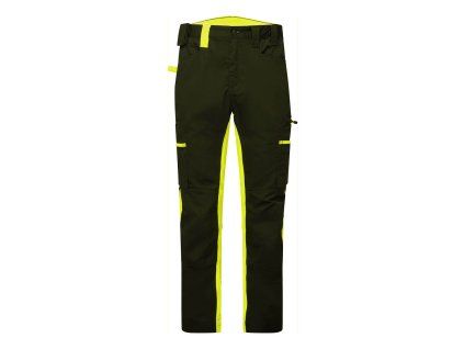PORTWEST WX2 ECO STRETCH TRADE CD881 – Strečové pracovní kalhoty - černo-žlutá (Velikost 48)