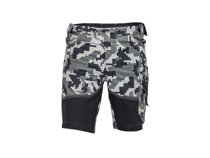 Cerva Kraťasy NEURUM Camouflage pánské Antracitová (Velikost 64)