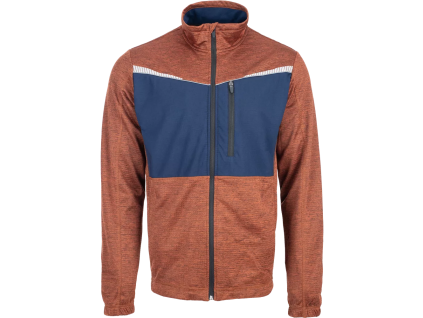 ČERVA STIRLING STRETCH - Pánská pracovní mikina / svetr na zip - oranžová (Velikost 4XL)