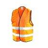 CANIS CXS GUSTAV reflexní vesta oranžová (Velikost XXL/XXXL)