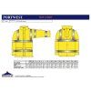 PORTWEST S460 Hi-Vis Traffic - Pánská zimní bunda - reflexní (Barva Žlutá, Velikost 8XL)