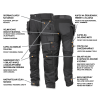 Kalhoty Bennon Erebos Trousers black (Velikost 64)