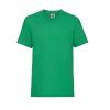 Fruit of the Loom 16.1033 Tričko dětské s krátkým rukávem kelly green (Velikost 92)