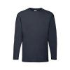 Fruit of the Loom 16.1038 Tričko pánské dlouhý rukáv Deep Navy (Velikost 3XL)