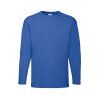 Fruit of the Loom 16.1038 Tričko pánské dlouhý rukáv Royal Blue (Velikost 3XL)