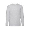 Fruit of the Loom 16.1038 Tričko pánské dlouhý rukáv Heather Grey (Velikost 5XL)