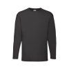 Fruit of the Loom 16.1038 Tričko pánské dlouhý rukáv Black (Velikost 5XL)