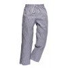 Portwest Kalhoty C079CHR BROMLEY CHEFS pepito s gumou v pase (Velikost XXS)