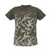 Cerva Tričko pánské s krátkým rukávem NEURUM Camouflage Olivová (Velikost 3XL)