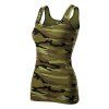 Malfini Tílko CAMO TRIUMPH C36 maskáčové dámské zelená (Velikost XXL)