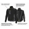 Bunda Bennon PREDATOR Jacket Black/Grey (Velikost L AKCE)