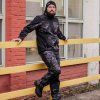 Kalhoty Bennon CAMOS Pracovní softshellové černá/šedá (Velikost 48 AKCE)