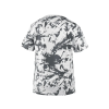 CANIS CXS MERLIN Pánské tričko krátký rukáv bílá/šedá (Velikost 3XL)