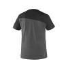 CANIS CXS OLSEN Pánské tričko krátký rukáv šedá/černá (Velikost 4XL AKCE)