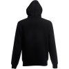 Fruit of the Loom 16.2062 Mikina s kapucí na zip černá (Velikost 5XL)