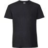 Fruit of the Loom 16.1422 Pánské tričko z těžké bavlny černá (Velikost 5XL)