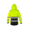 CANIS CXS BENSON zateplená pánská výstražná bunda žlutá/černá (Velikost 4XL)