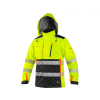 CANIS CXS BENSON zateplená pánská výstražná bunda žlutá/černá (Velikost 4XL)