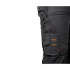 BENNON EREBOS BIBPANTS - Montérky s laclem strečové - Černé (Barva Černá, Velikost 64)