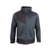 BENNON NORTOS SWEATSHIRT - Mikina s kožešinou - Šedo-černá (Velikost 3XL)
