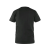 CANIS CXS NOLAN - Pánské bavlněné tričko s krátkým rukávem - černé (Velikost 6XL)