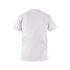 CANIS CXS NOLAN - Pánské bavlněné tričko s krátkým rukávem - bílé (Velikost 3XL)