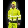 RESULT R476X - Pánská reflexní softshellová bunda Hi-Vis - žlutá (Velikost 4XL)