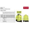 RESULT R476X - Pánská reflexní softshellová bunda Hi-Vis - žlutá (Velikost 4XL)