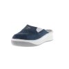 MOLEDA PREZOUVÁK DENIM M60001 - Kožené zdravotní nazouváky - modro-bílé (Velikost 40)