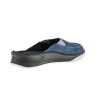MOLEDA PREZOUVÁK DENIM M60001 - Kožené zdravotní nazouváky - modro-bílé (Velikost 40)