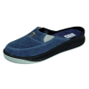 MOLEDA PREZOUVÁK DENIM M60001 - Kožené zdravotní nazouváky - modro-bílé (Velikost 40)