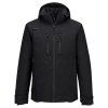 PORTWEST DX460 - Nepromokavá prodyšná zimní bunda - celočerná (Velikost 3XL)