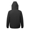 PORTWEST CD874 - Prodloužená zateplená softshellová bunda s kapucí - černá (Velikost 3XL)