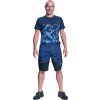 Cerva Tričko pánské s krátkým rukávem NEURUM Camouflage Navy (Velikost 3XL)