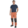 ČERVA STIRLING STRETCH - Pánské pracovní kalhoty - oranžové (Velikost 68)