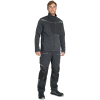 ČERVA STIRLING STRETCH - Pánský pracovní svetr na zip s kapsami - černý (Velikost 4XL)