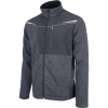 ČERVA STIRLING STRETCH - Pánský pracovní svetr na zip s kapsami - černý (Velikost 4XL)