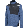 ČERVA STIRLING STRETCH - Pánský pracovní svetr na zip s kapsami - modrý (Velikost 4XL)