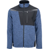 ČERVA STIRLING STRETCH - Pánský pracovní svetr na zip s kapsami - modrý (Velikost 4XL)