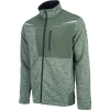 ČERVA STIRLING STRETCH - Pánský pracovní svetr na zip s kapsami - zelený (Velikost 4XL)